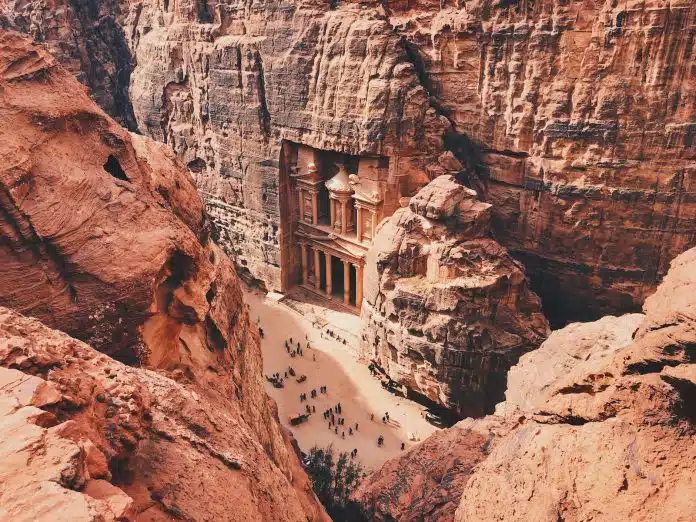 Petra en Jordanie