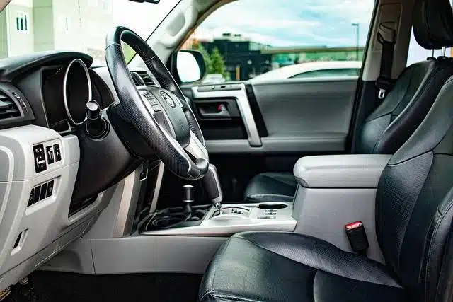 Intérieur confortable d'un SUV