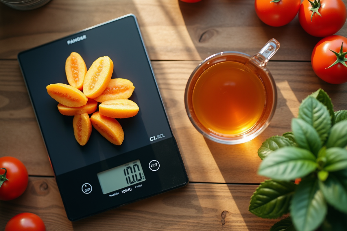 Balance de cuisine digitale avec liquide de 40 cl