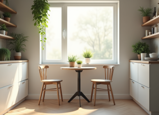 Cinq astuces pour optimiser l’espace avec une petite table pour la cuisine