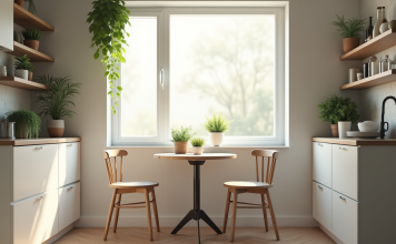 Cinq astuces pour optimiser l’espace avec une petite table pour la cuisine