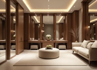 Dimensions cabine d’essayage : critères essentiels pour un confort optimal